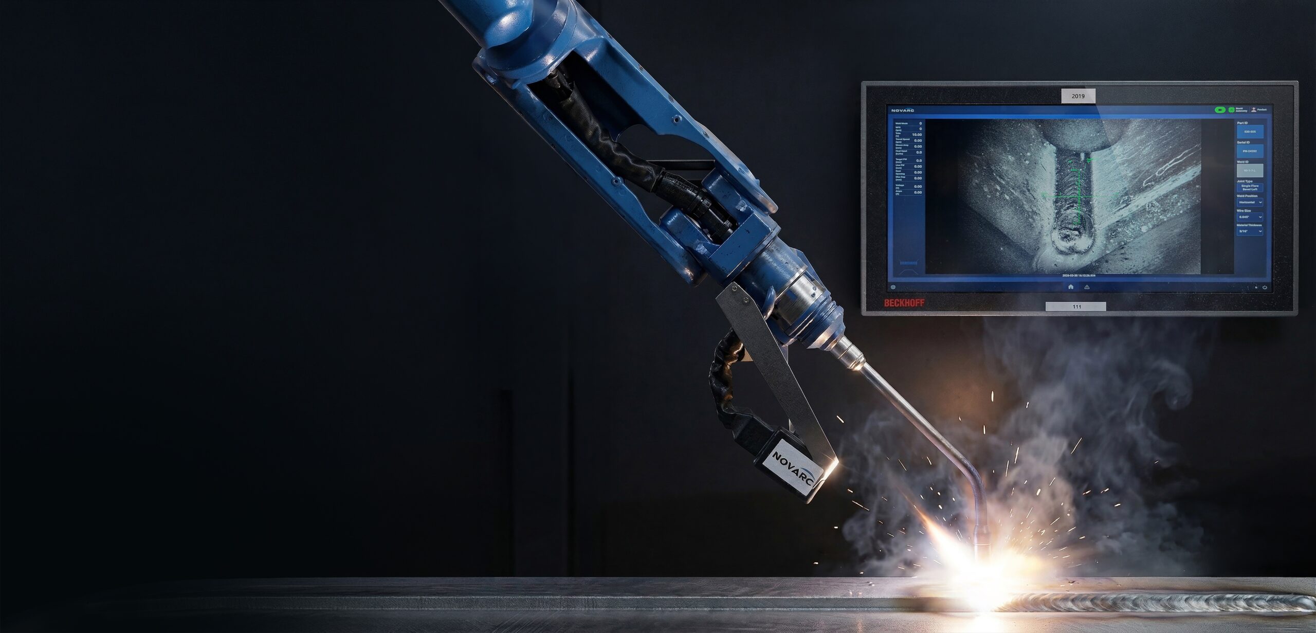 Novarc Technologies automated welding robot arm