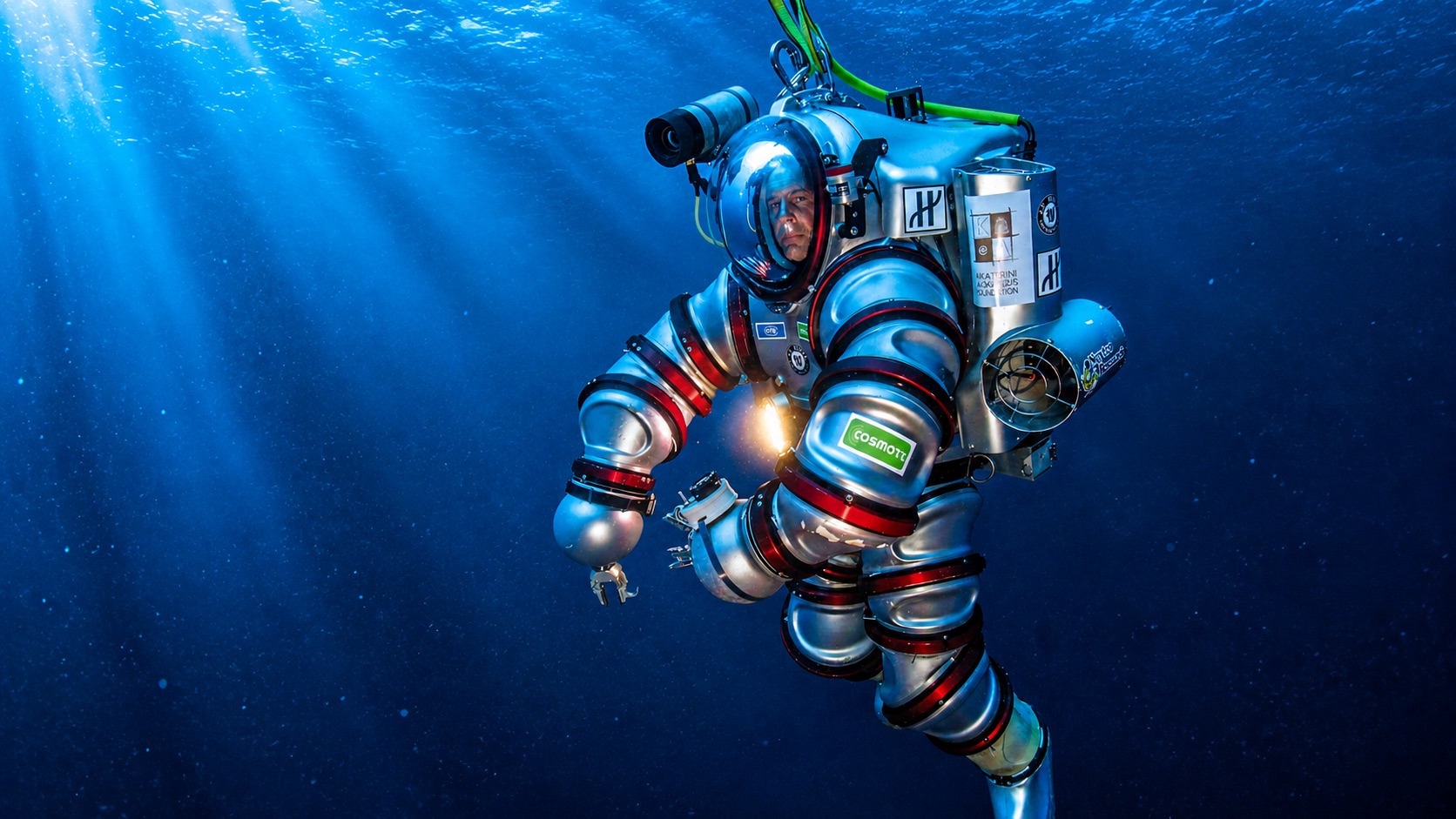 Nuytco atmospheric diving suit underwater